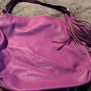 Michael Kors Vibrant Purple Hobo Bag